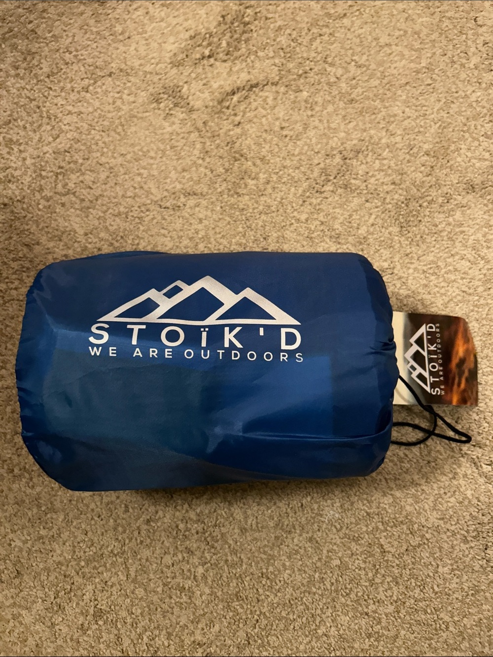 Camping self inflating sleeping pad. Lightweight and easy cleaning NWT.